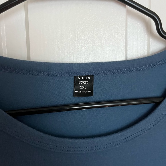 Blue tie dress - Picture 3 of 4